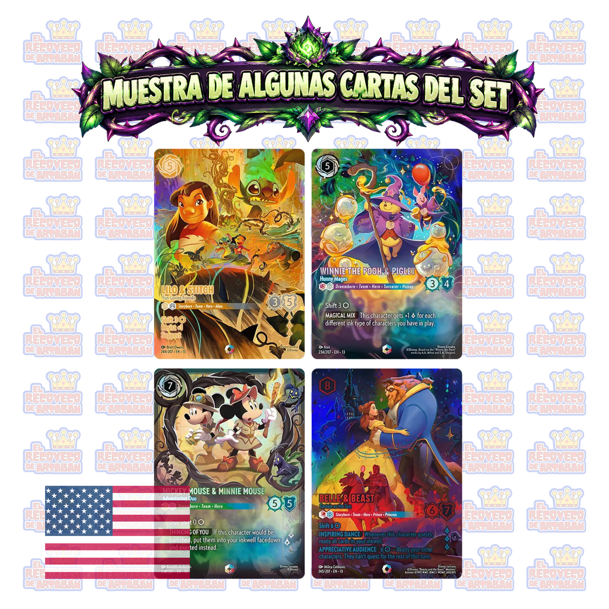 Sobre individual - Lorcana TCG: Attack of the Vine! Booster Pack (En Inglés)