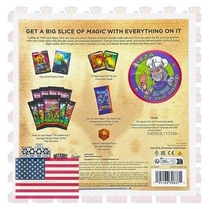 Magic: The Gathering – Teenage Mutant Ninja Turtles Pizza Bundle (En Inglés)