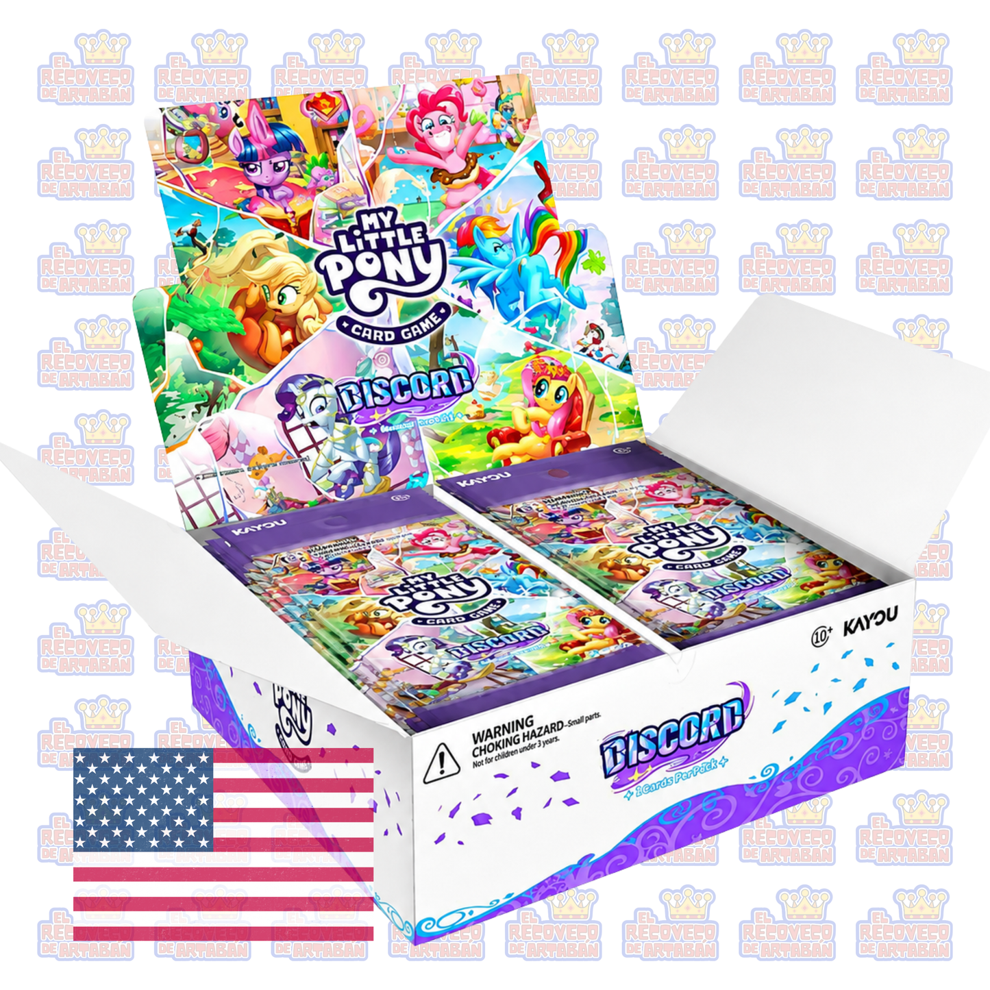 Caja de sobres (20) - KAYOU My Little Pony Trading Card Game – ¡¡¡Discord!!! | En Inglés
