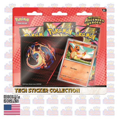 Pokémon TCG: Mega Evolution — Ascended Heroes Tech Sticker Collection en Inglés
