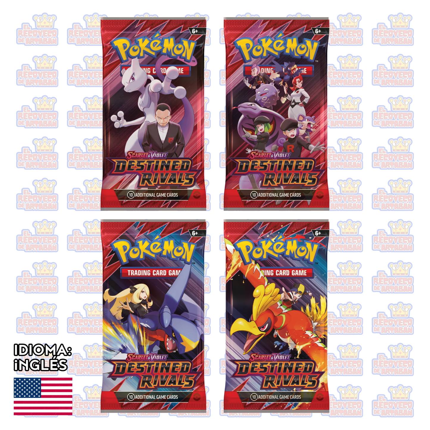 Pokémon TCG - Sobre Suelto Destined Rivals en Inglés
