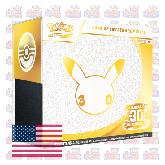 Pokémon TCG: Celebración 30.º Aniversario 30 th – Elite Trainer Box (En Inglés)