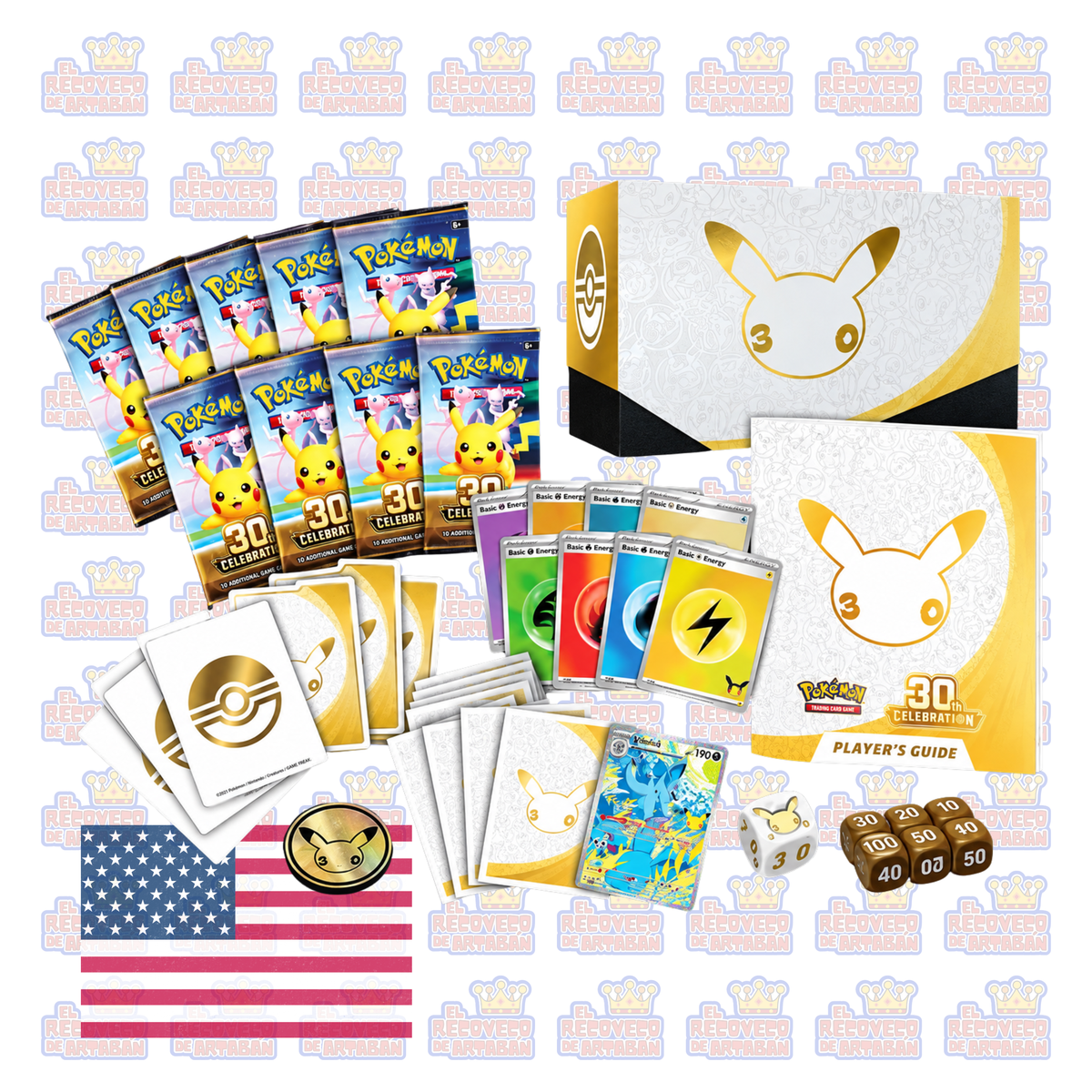 Pokémon TCG: Celebración 30.º Aniversario 30 th – Elite Trainer Box (En Inglés)