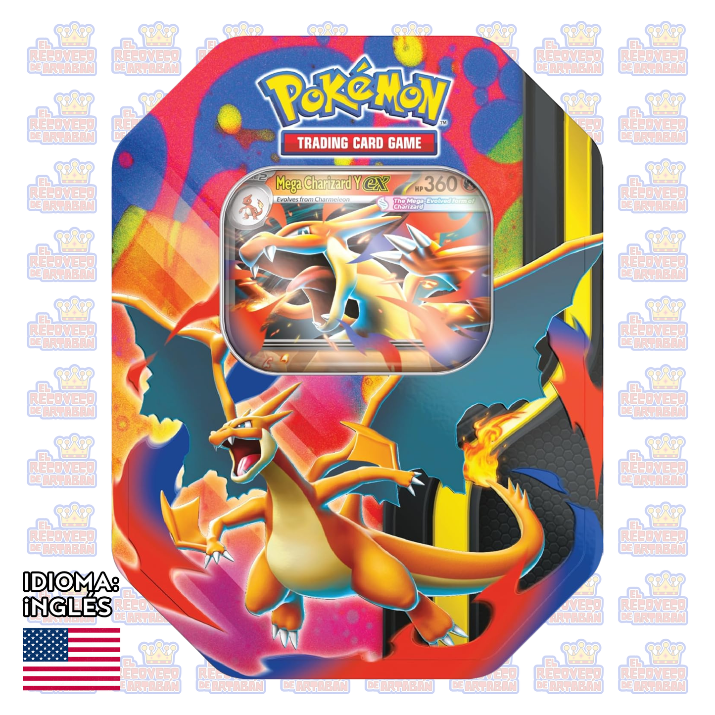 Pokémon TCG: Mega Charizard Tin (X / Y)