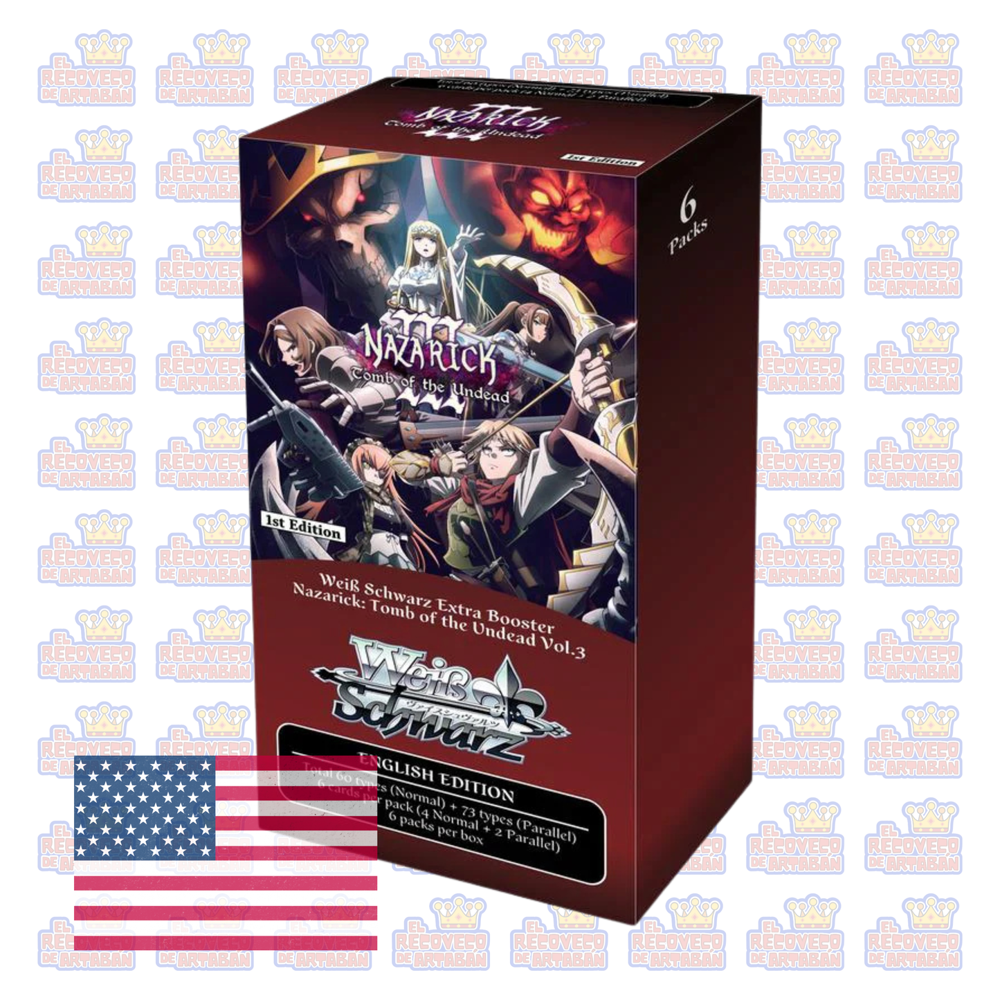 Sobre Individual Bushiroad Weiß Schwarz: Nazarick: Tomb of the Undead Vol. 3 – Extra Booster (En Inglés)