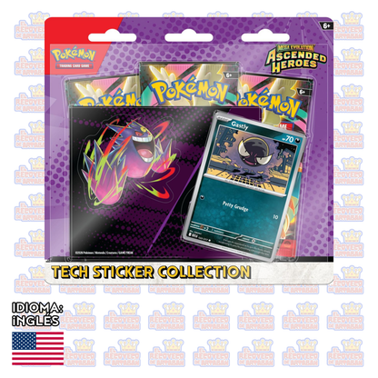 Pokémon TCG: Mega Evolution — Ascended Heroes Tech Sticker Collection en Inglés