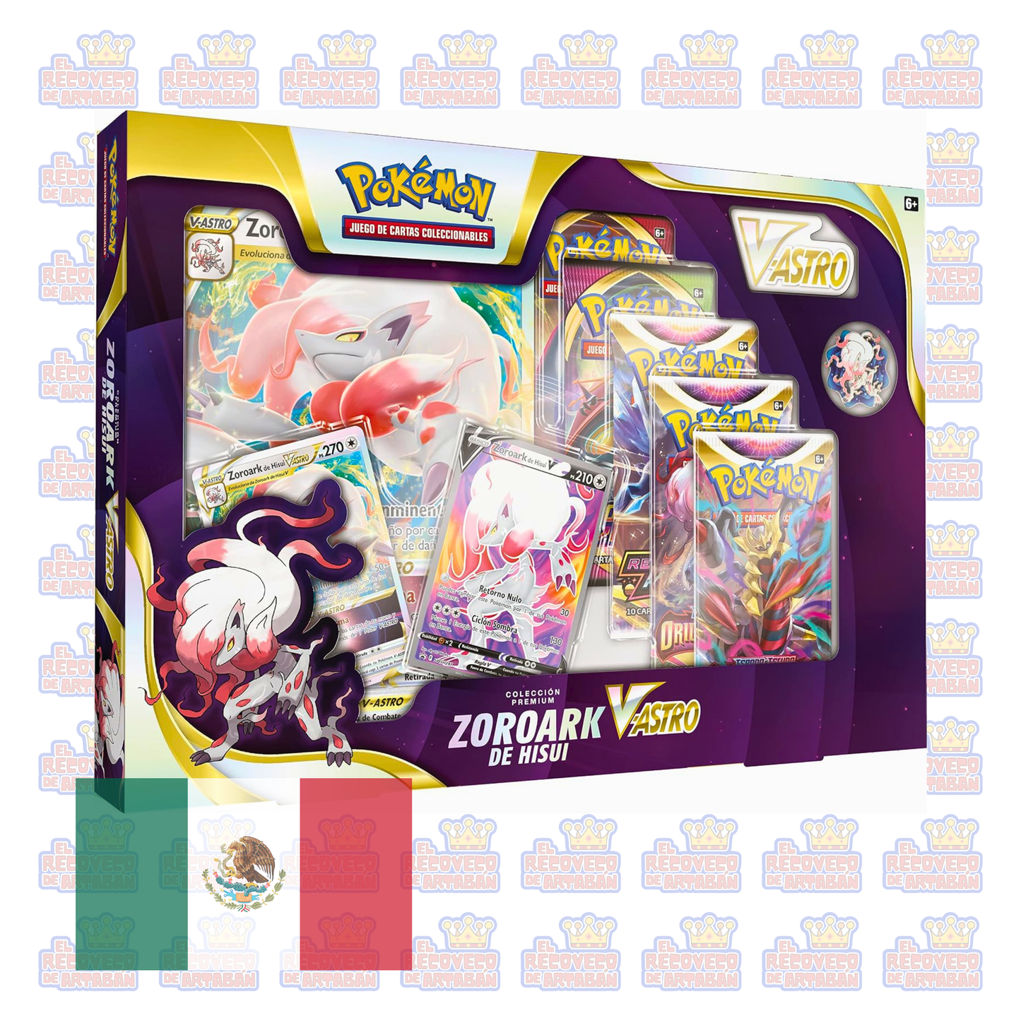 Colección Premium Zoroark de Hisui V-ASTRO En Español