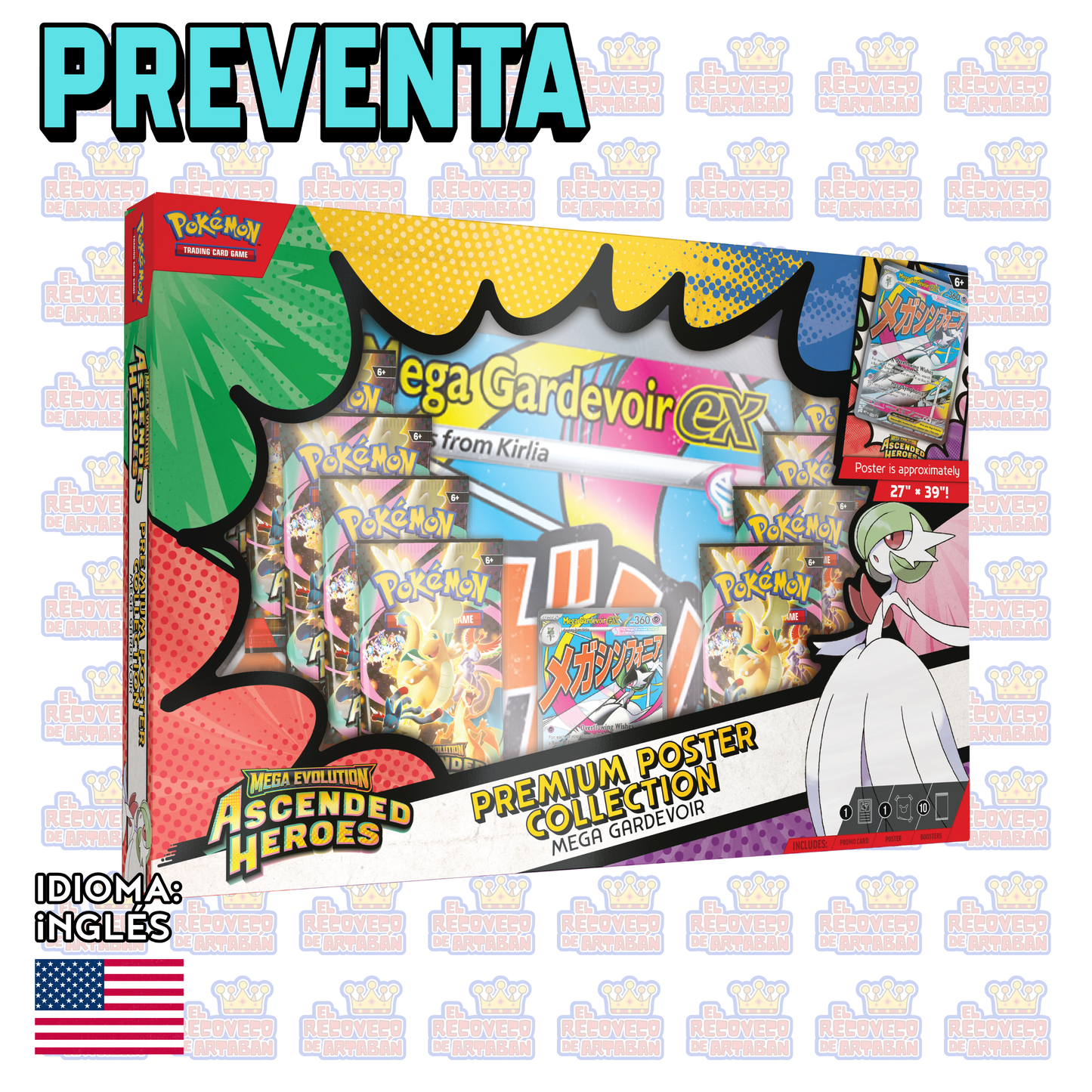 PREVENTA - Mega Evolution Ascended Heroes - Premium Poster Collection
