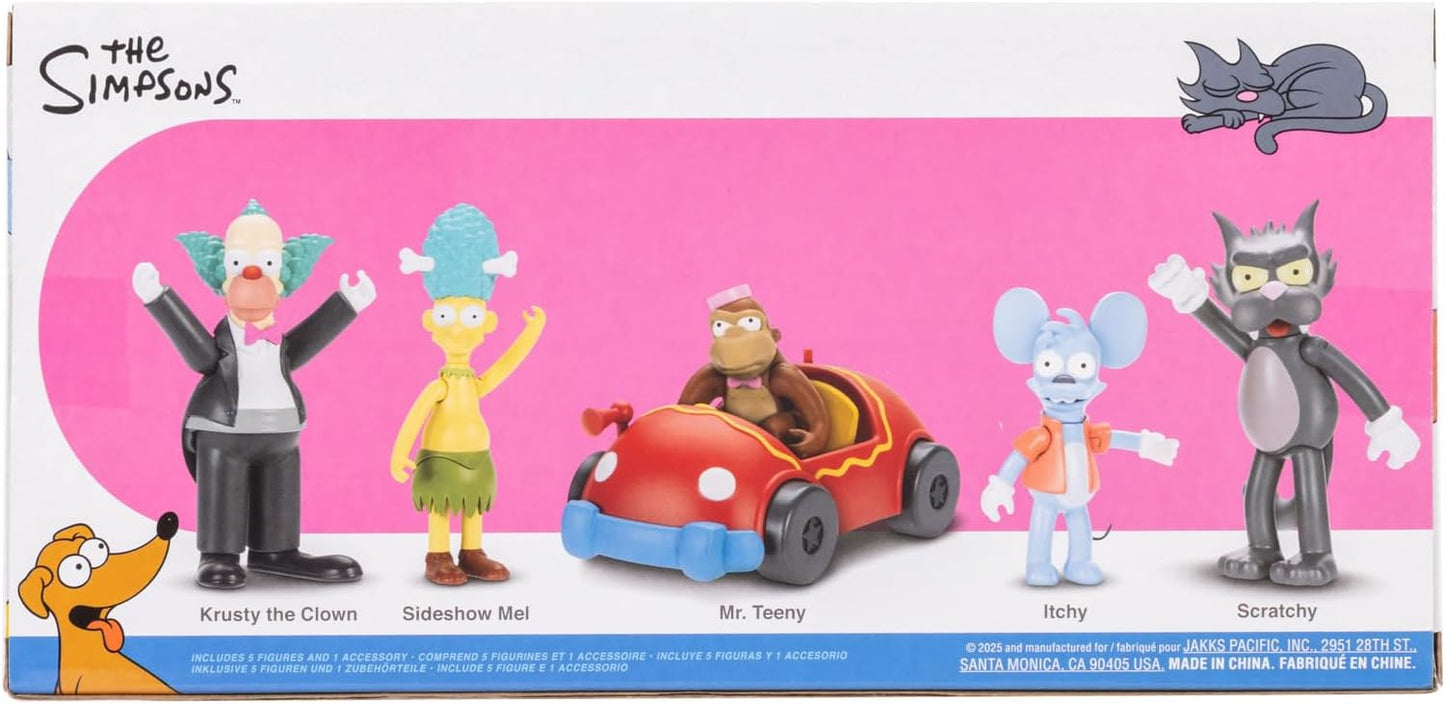 The Simpsons – Set de Figuras Familia Simpson JAKKS Pacific Escala 2.5″