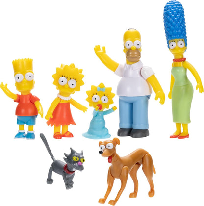 The Simpsons – Set de Figuras Familia Simpson JAKKS Pacific Escala 2.5″