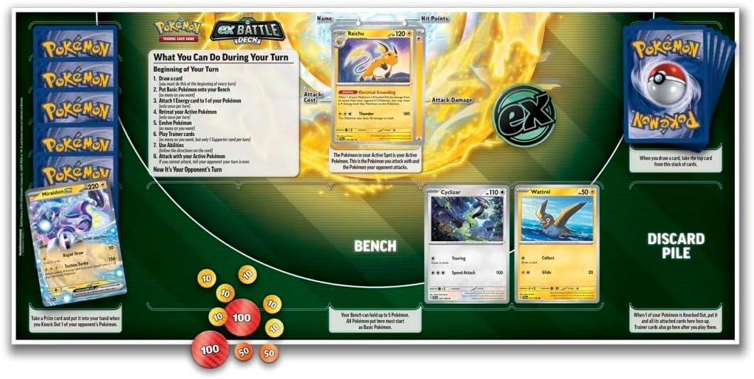 Mazo de Batalla Miraidon Ex/ Victini Ex Pokémon TCG Inglés