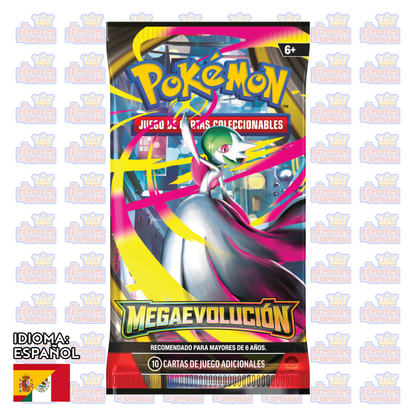 EN ESPAÑOL Pokemon TCG Mega Evoluciones 1 Sobre suelto en español