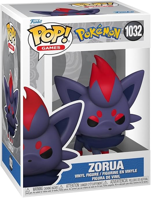 Funko Pokemon POP! Games Vinyl Figura ZORUA