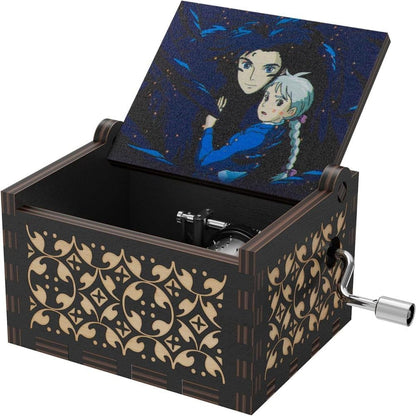 Caja de Músical de Madera Melodía Castillo Vagabundo