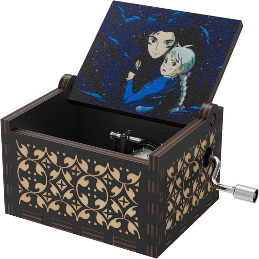 Caja de Músical de Madera Melodía Castillo Vagabundo