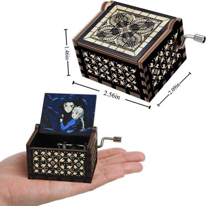 Caja de Músical de Madera Melodía Castillo Vagabundo