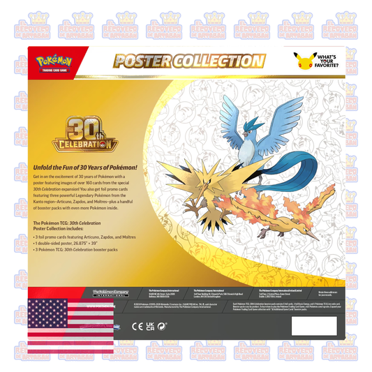 Pokémon TCG: 30th Celebration – Poster Collection | En Inglés
