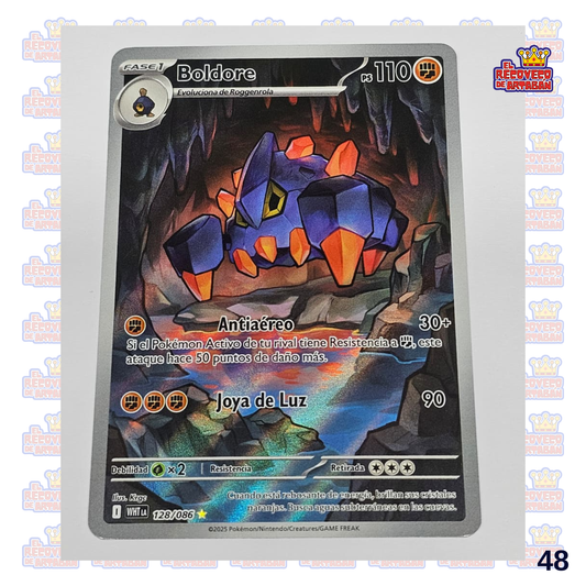 Boldore White Flare Illustration Rare 128/086