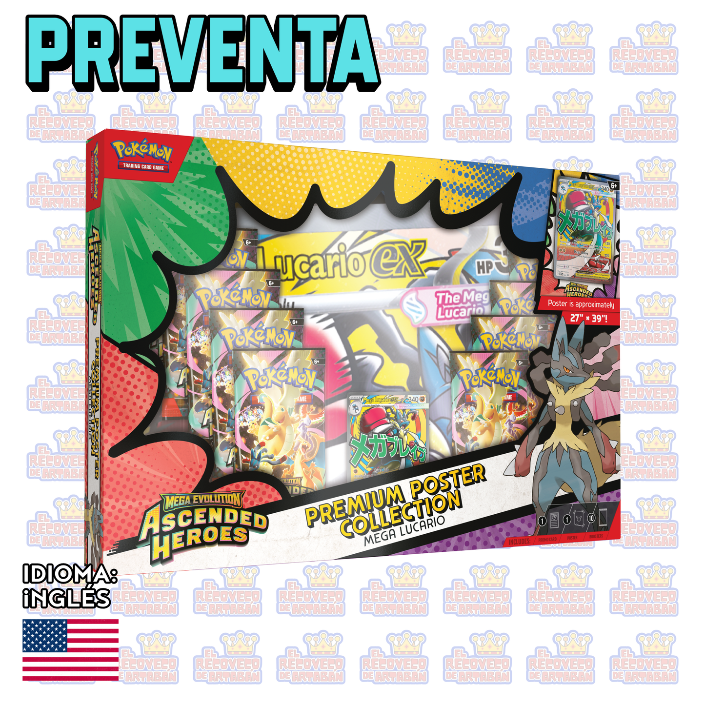 PREVENTA - Mega Evolution Ascended Heroes - Premium Poster Collection