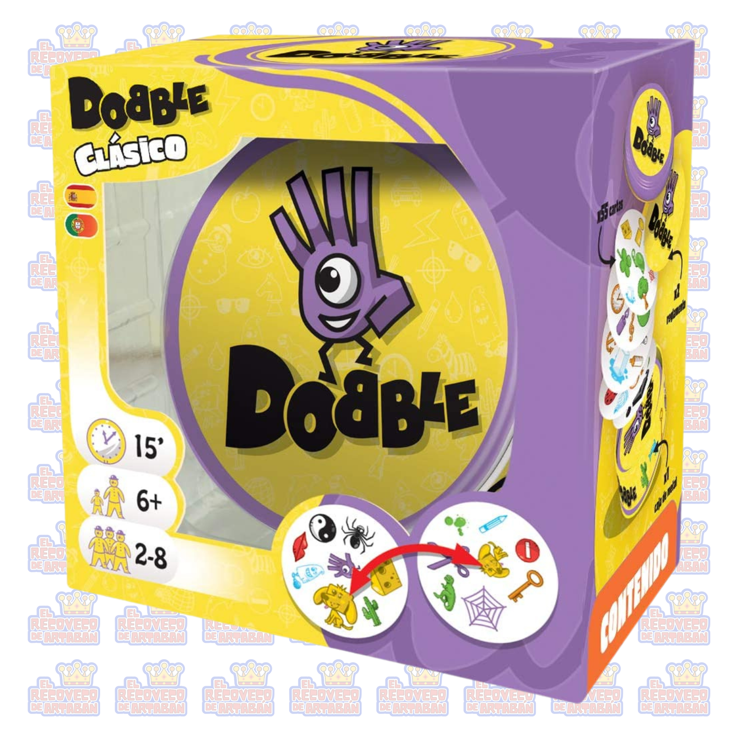 Dobble – Juego de Cartas de Velocidad y Observación (Producto Original)