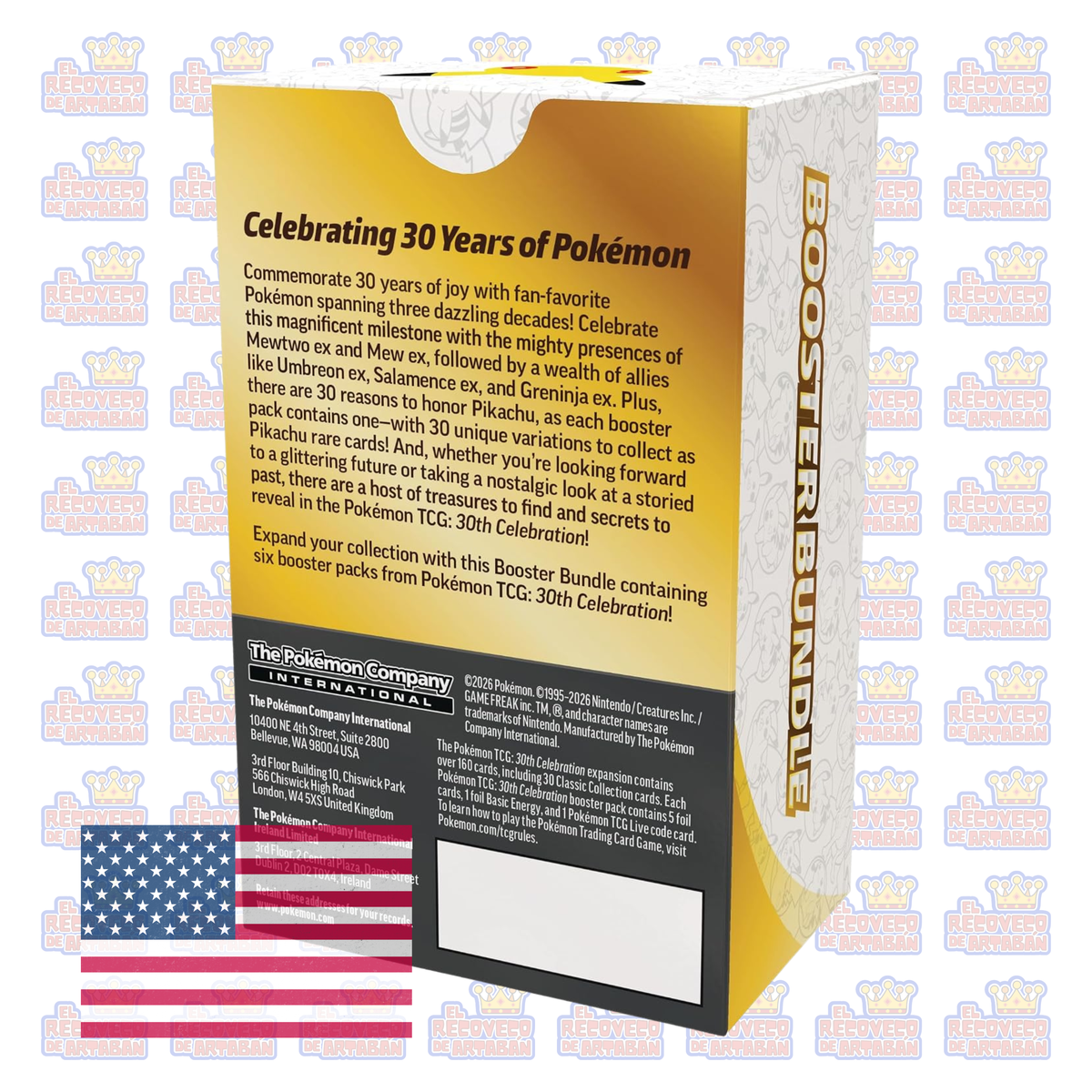 Pokémon TCG: 30th Celebration – Booster Bundle | En Inglés