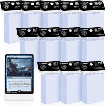 Paquete de 100 piezas sleeves perfect fit Mlikero 64x89 mm