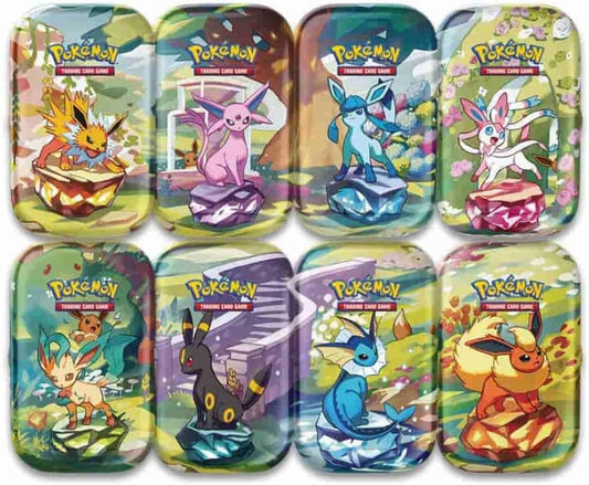 EN ESPAÑOL Evoluciones Prismáticas Mini Tin Aleatoria
