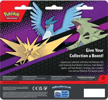 Pokemon TCG: Blisters Pack Articuno, Zapdos Y Titanitar