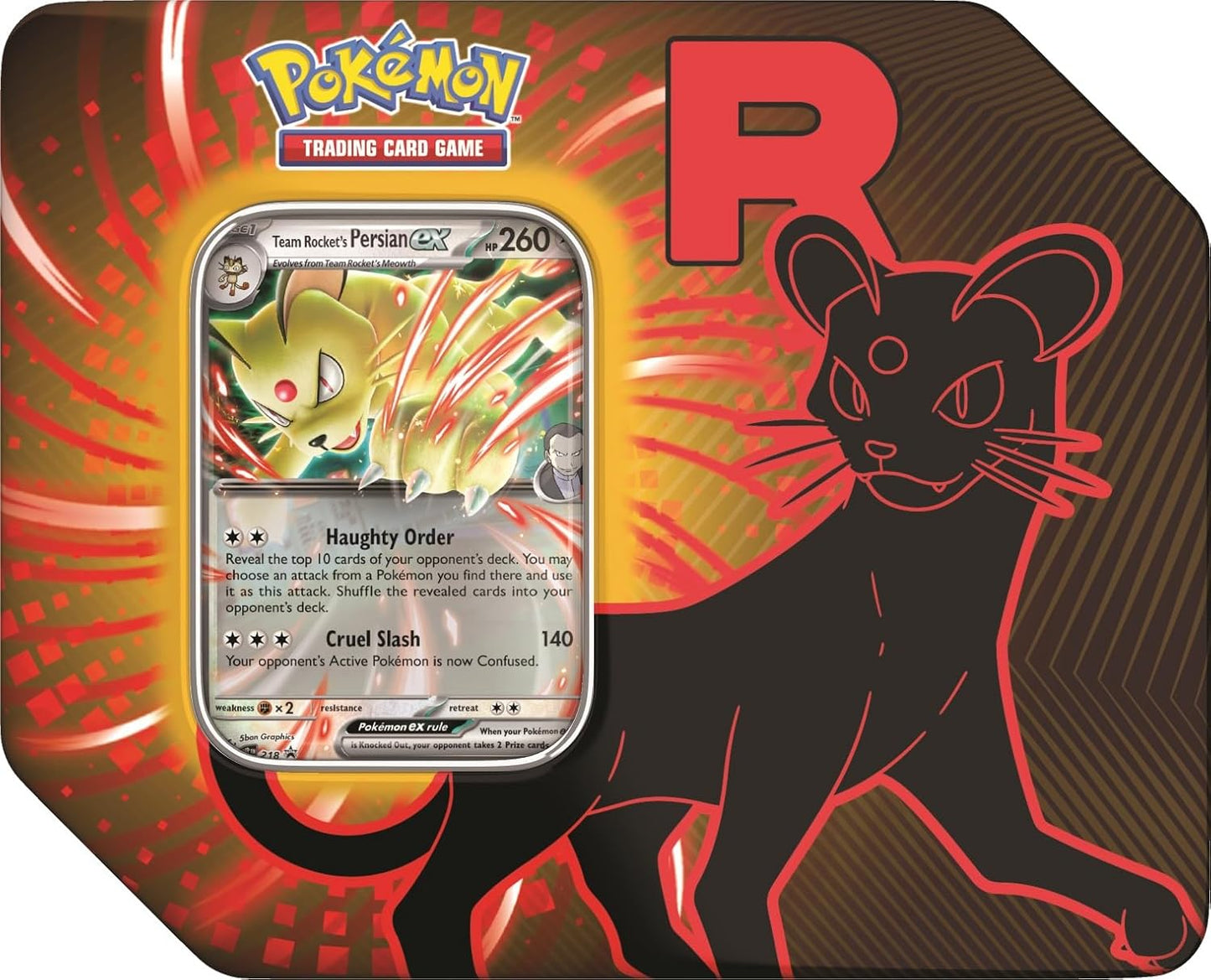 Pokémon TCG: Team Rocket Tin en Inglés