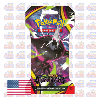 Pokémon TCG: Mega Evolution—Pitch Black Sleeved Booster |En inglés
