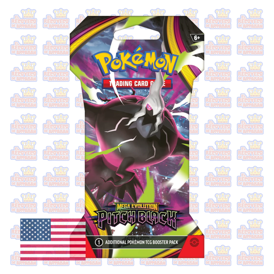 Pokémon TCG: Mega Evolution—Pitch Black Sleeved Booster |En inglés
