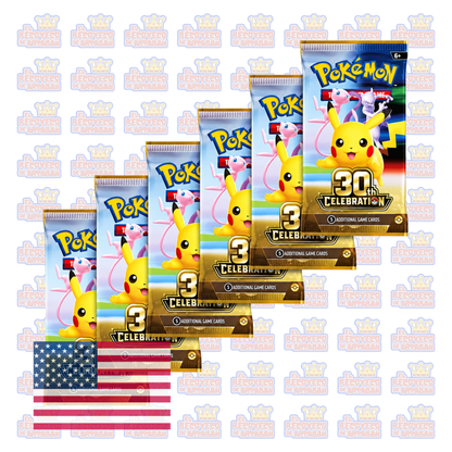 Pokémon TCG: 30th Celebration – Booster Bundle | En Inglés