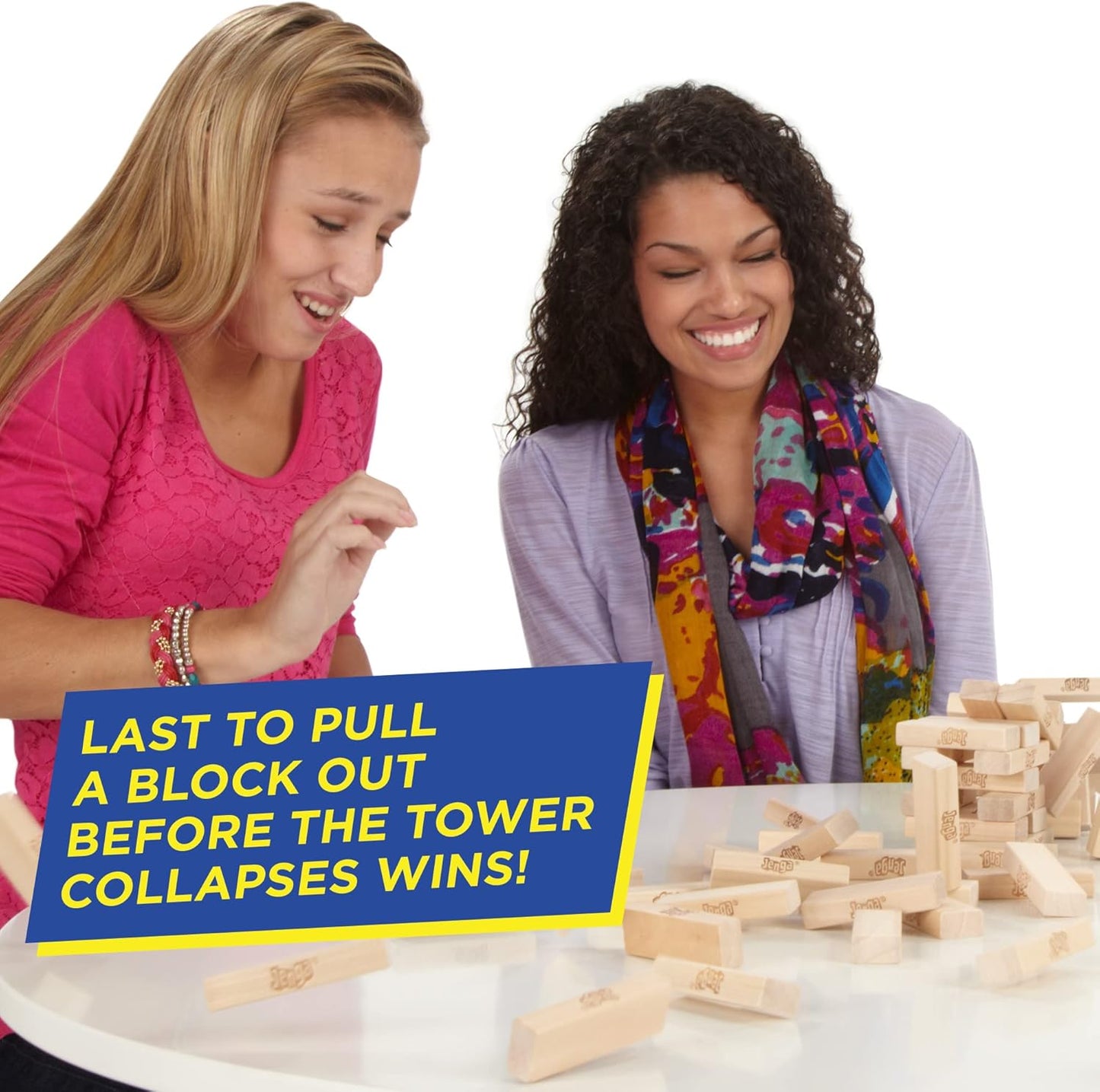 Hasbro – Juego de Mesa Original de Bloques de Madera (Jenga)