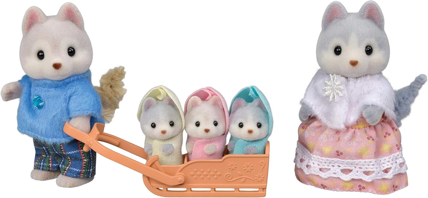 Sylvanian Families – Familia de Huskies FS-41 (Versión Japonesa)