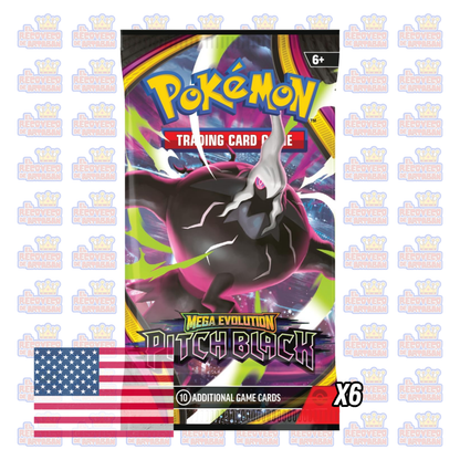 Pokémon TCG: Mega Evolution—Pitch Black Booster Bundle | En inglés