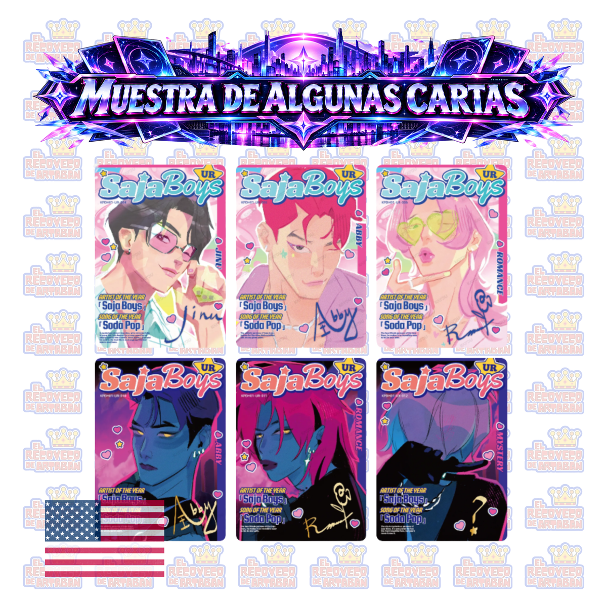 KAYOU × KPop Demon Hunters – Tarjetas Coleccionables Classic Edition | En Inglés