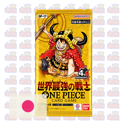 One Piece Card Game OP-17: The World's Strongest Warriors (Japonés)