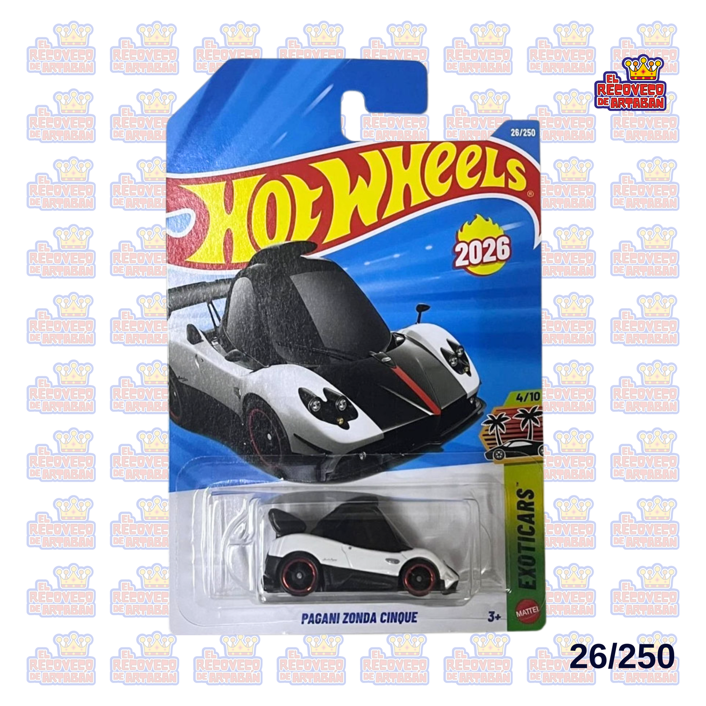 Hot Wheels 2026 Blister Largo – Modelos de Lotes A, B Y C (Números 1 a 50)