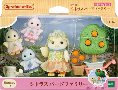 Sylvanian Families – Familia Citrus Bird FS-62 (Versión Japonesa)