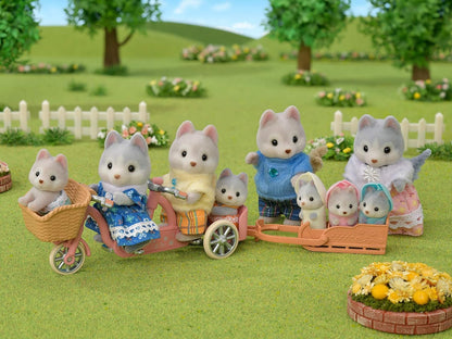 Sylvanian Families – Familia de Huskies FS-41 (Versión Japonesa)
