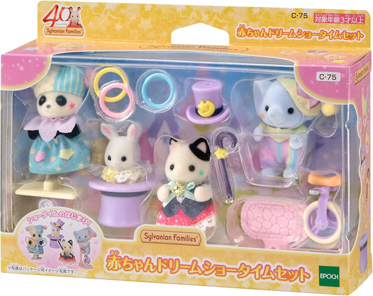 Sylvanian Families – Set de Espectáculo de Ensueño para Bebés C-75 (40.º Aniversario)