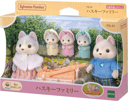 Sylvanian Families – Familia de Huskies FS-41 (Versión Japonesa)