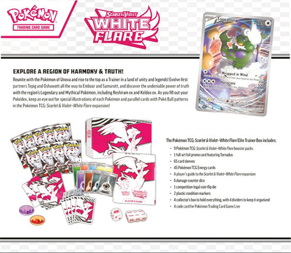Pokémon TCG: Caja entrenadores de elite White Flare en inglés