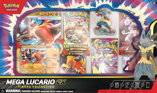 Pokémon TCG: Mega Lucario ex Figure Collection en Español