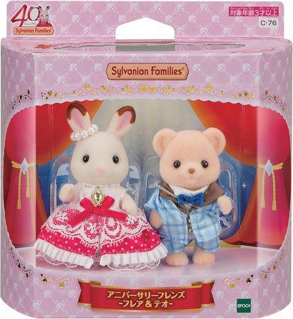 Sylvanian Families – Set Aniversario 40° “Flair & Theo” (C-76)