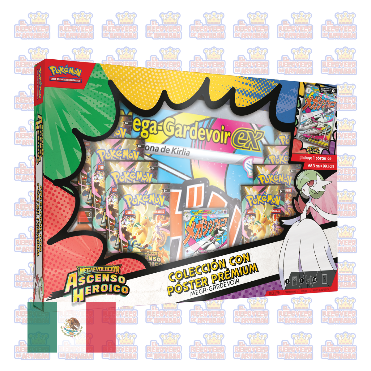 Pokémon TCG: Mega Evolución—Ascenso Heroico | Colección de Póster Premium