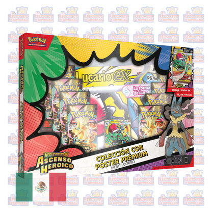 Pokémon TCG: Mega Evolución—Ascenso Heroico | Colección de Póster Premium