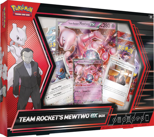 EN ESPAÑOL Pokémon TCG: Team Rocket’s Mewtwo ex Box