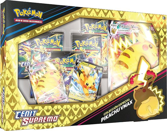 EN ESPAÑOL Pokémon Crown Zenith Special Collection— Pikachu VMAX