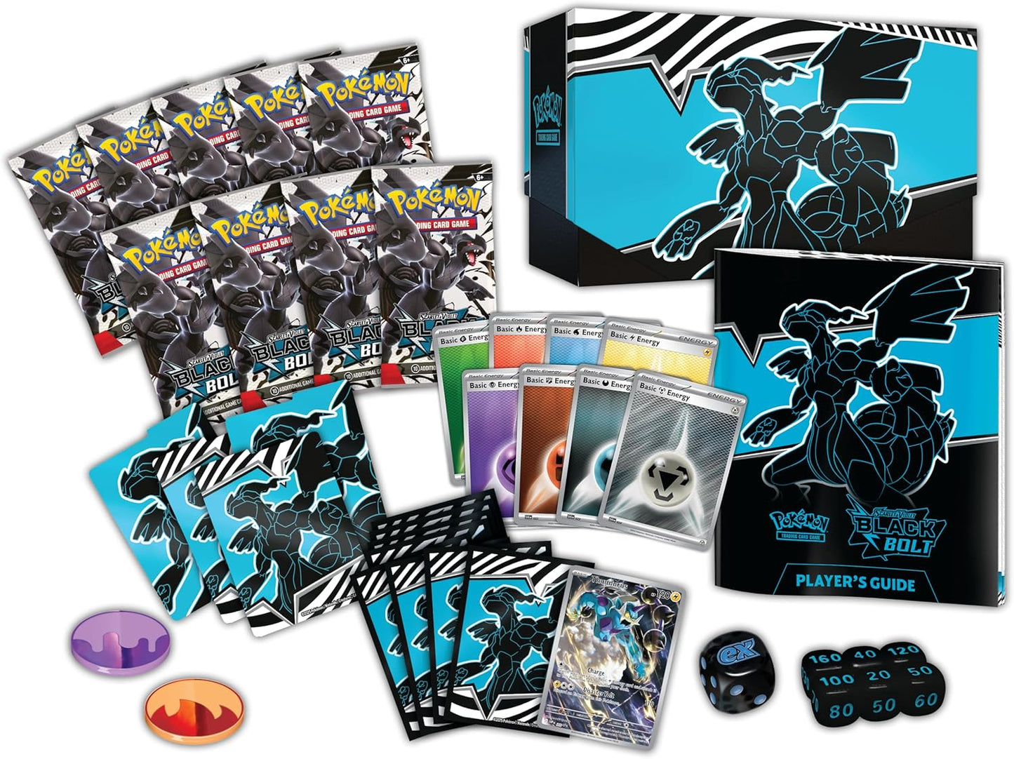 Pokémon TCG: Caja entrenadores de elite Black Bolt en Inglés